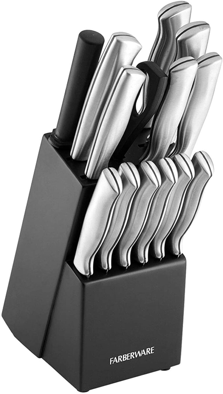 Farberware Stamped 15-Piece High-Carbon Stainless Steel