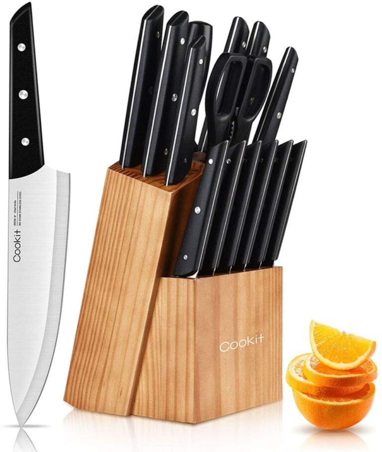 Knife Set with Block Cookit 15 Pieces