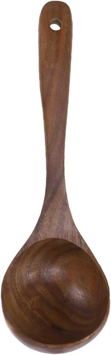 UPKOCH Kitchen Gagets Wooden Spoon Ladle