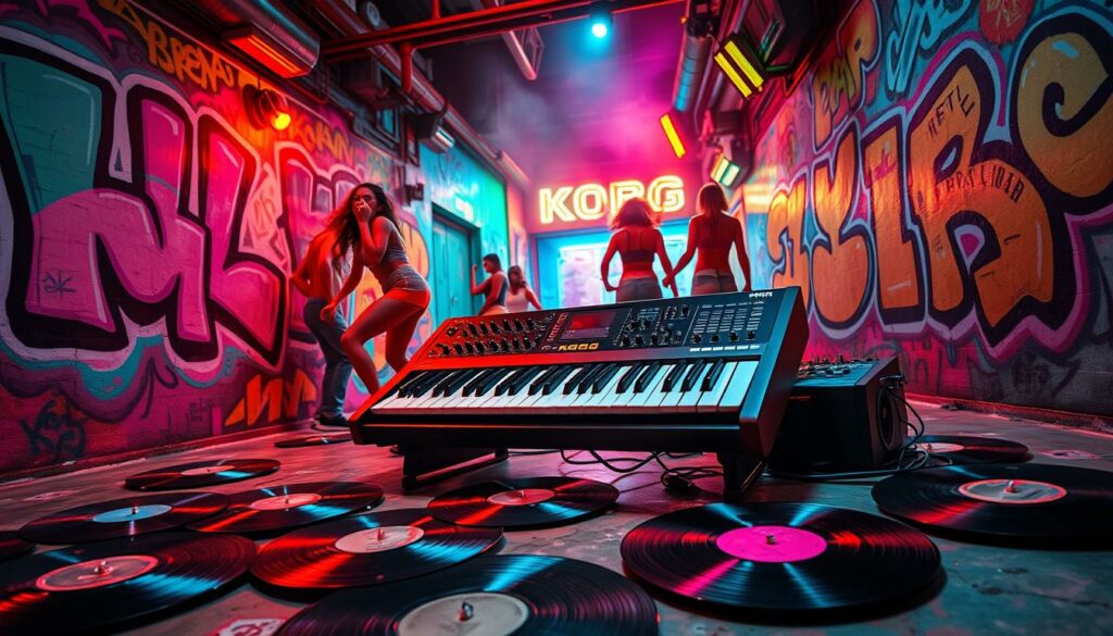 Korg M1 in hip-hop and dance music