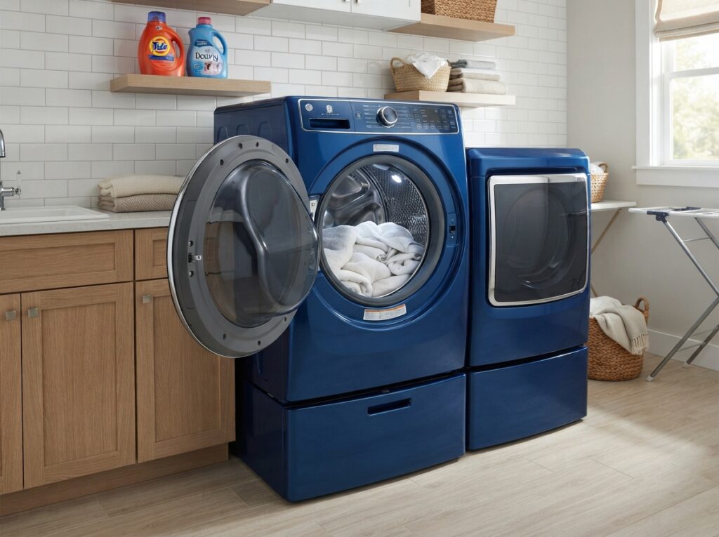 GE GFW850SPNRS ultra-capacity front-load washing machine